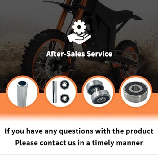 Wheel Bearing Kit Compatible with Tuttio Soleil01 Ebike Wheel-6301RS