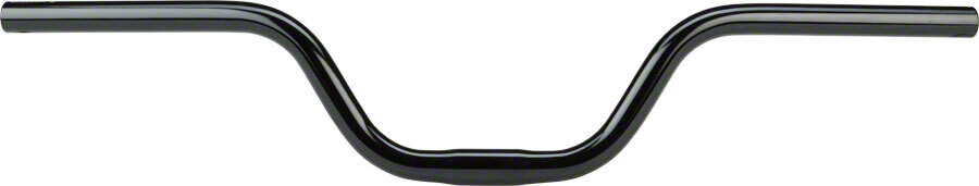 Dimension HighRise Bar 100mm Rise w/ 15d Sweep Width 660Black ISO4210 Tested