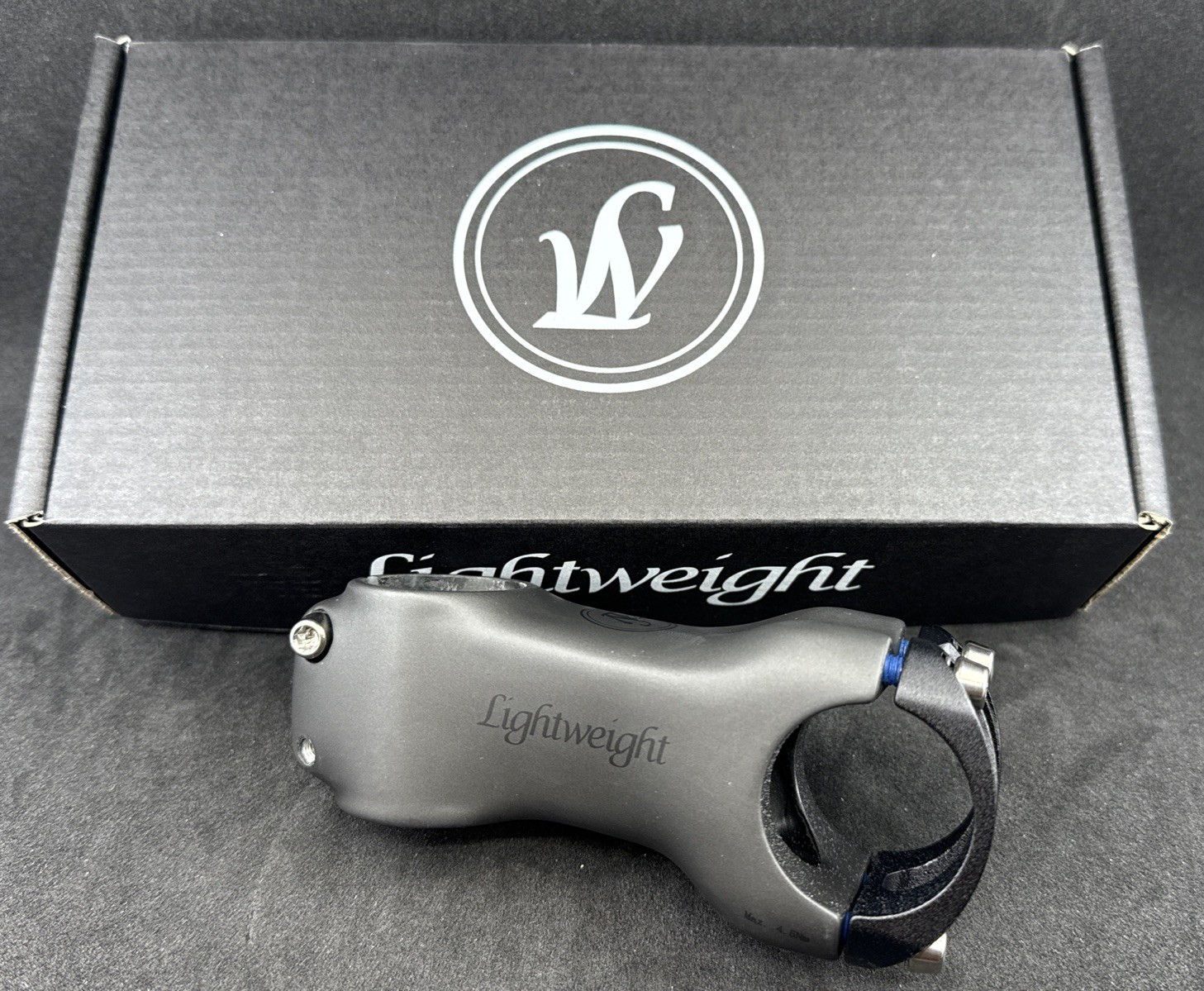 Lightweight GERMANY Bügelhalter SCHWARZ ED 80mm Carbon Fiber 1-1/8″ Stem