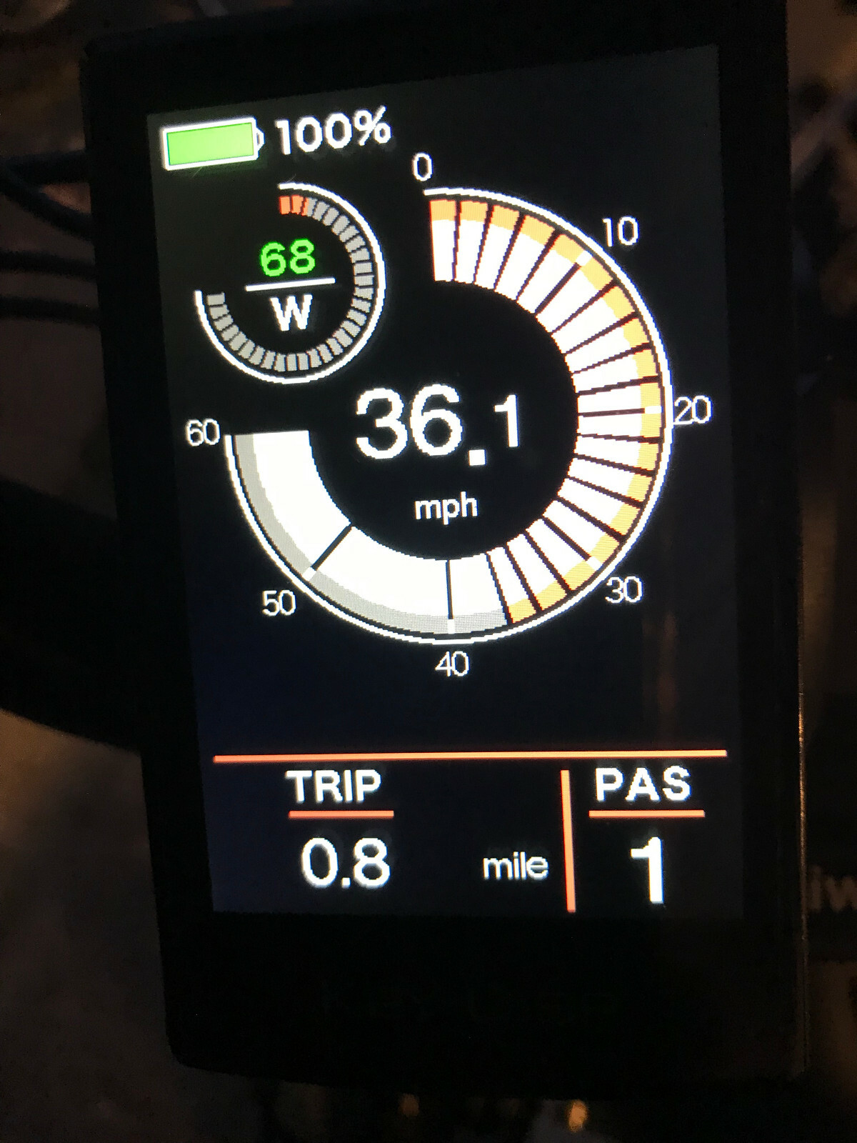Key-Disp KD718 Color LCD Mode Switching Display KBO & Himiway Ebikes USA Stock