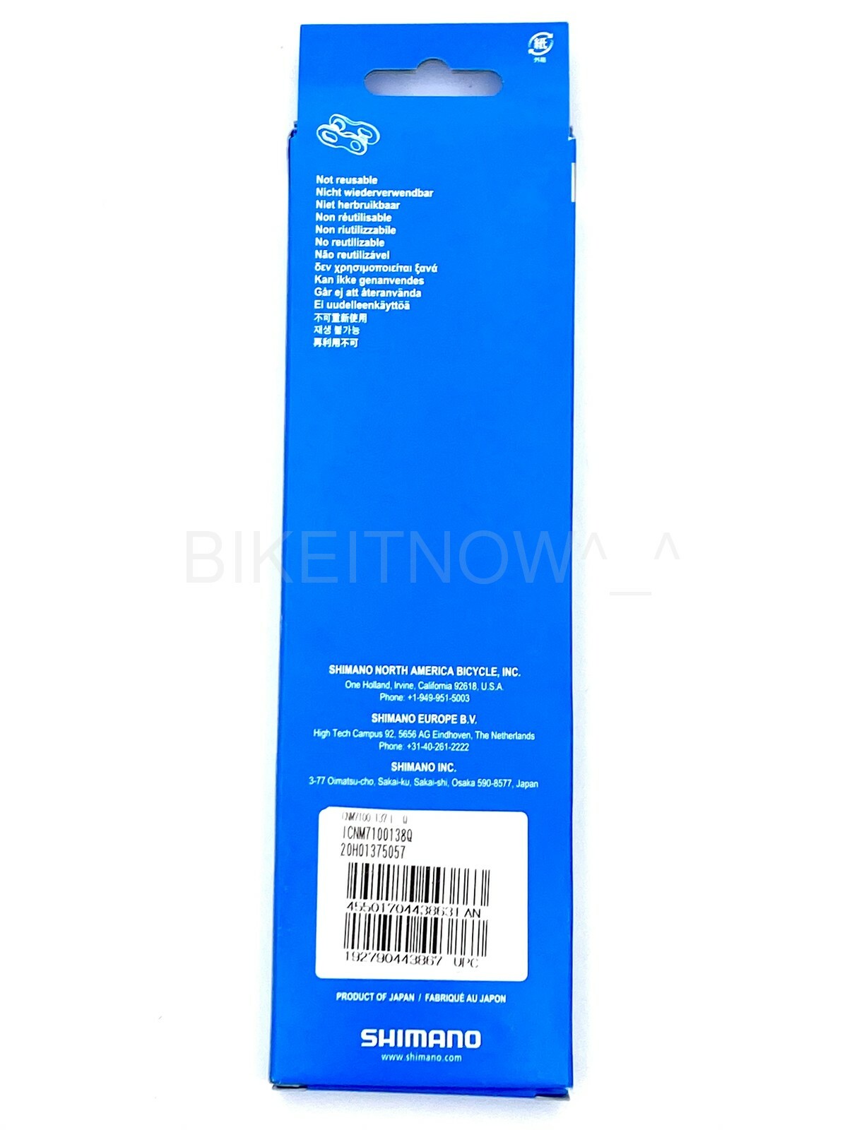 Shimano SLX 12-Speed 138Links MTB Bicycle Bike Chain CN-M7100 w/Quick Link