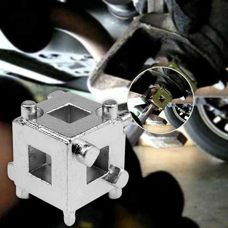 Rear Disc Brake Caliper Piston Rewind/Wind Back Cube Tool 3/8″ Drive Tool