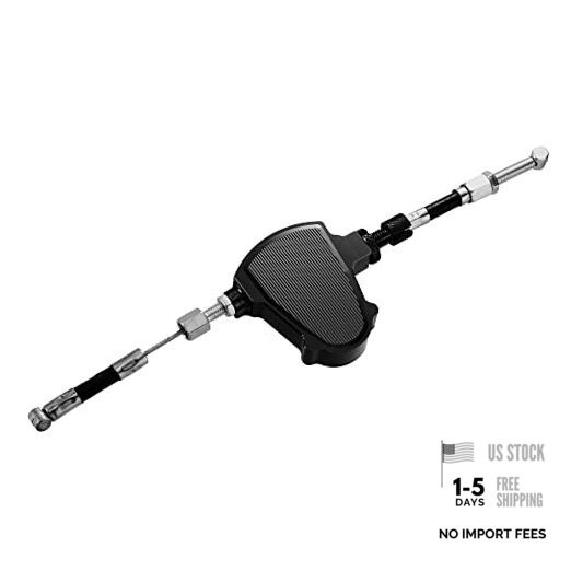 Universal CNC Aluminum Alloy Motorcycles Easy Stunt Pull Clutch Cable Black