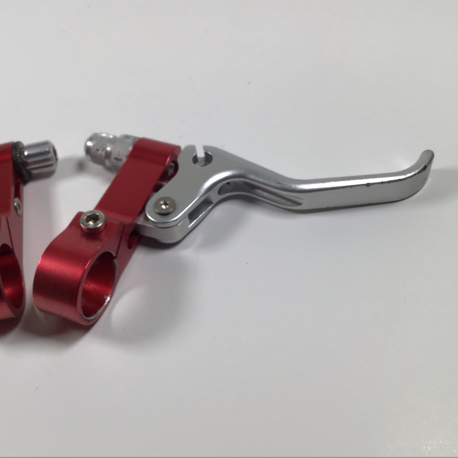 Gravity Research Power Plant Brake Lever Set Cantilever Red Vintage MTB Grafton