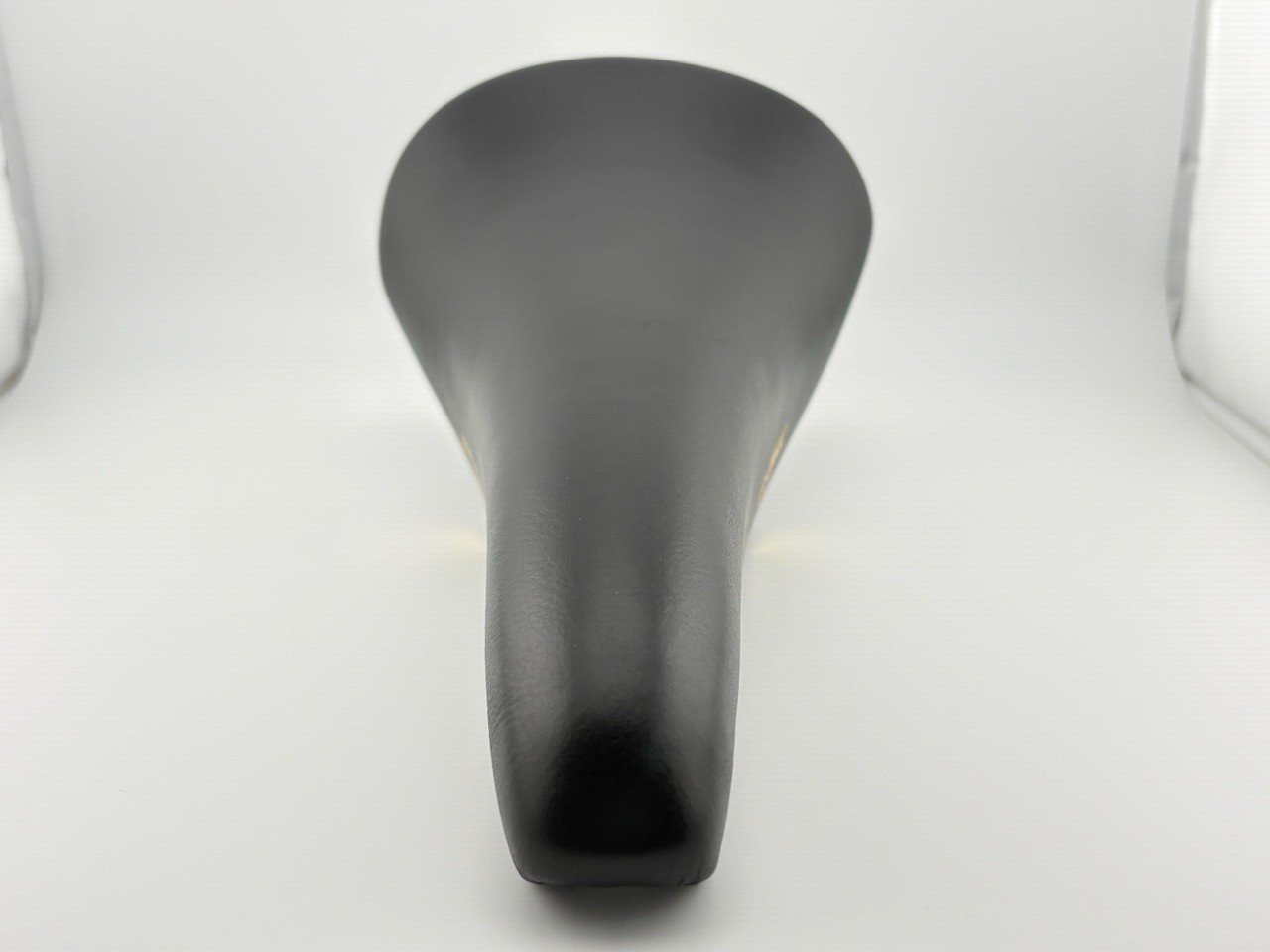 KASHIMAX Aero AX-4A Padded Saddle Genuine Leather Black BMX Keirin Track Bike
