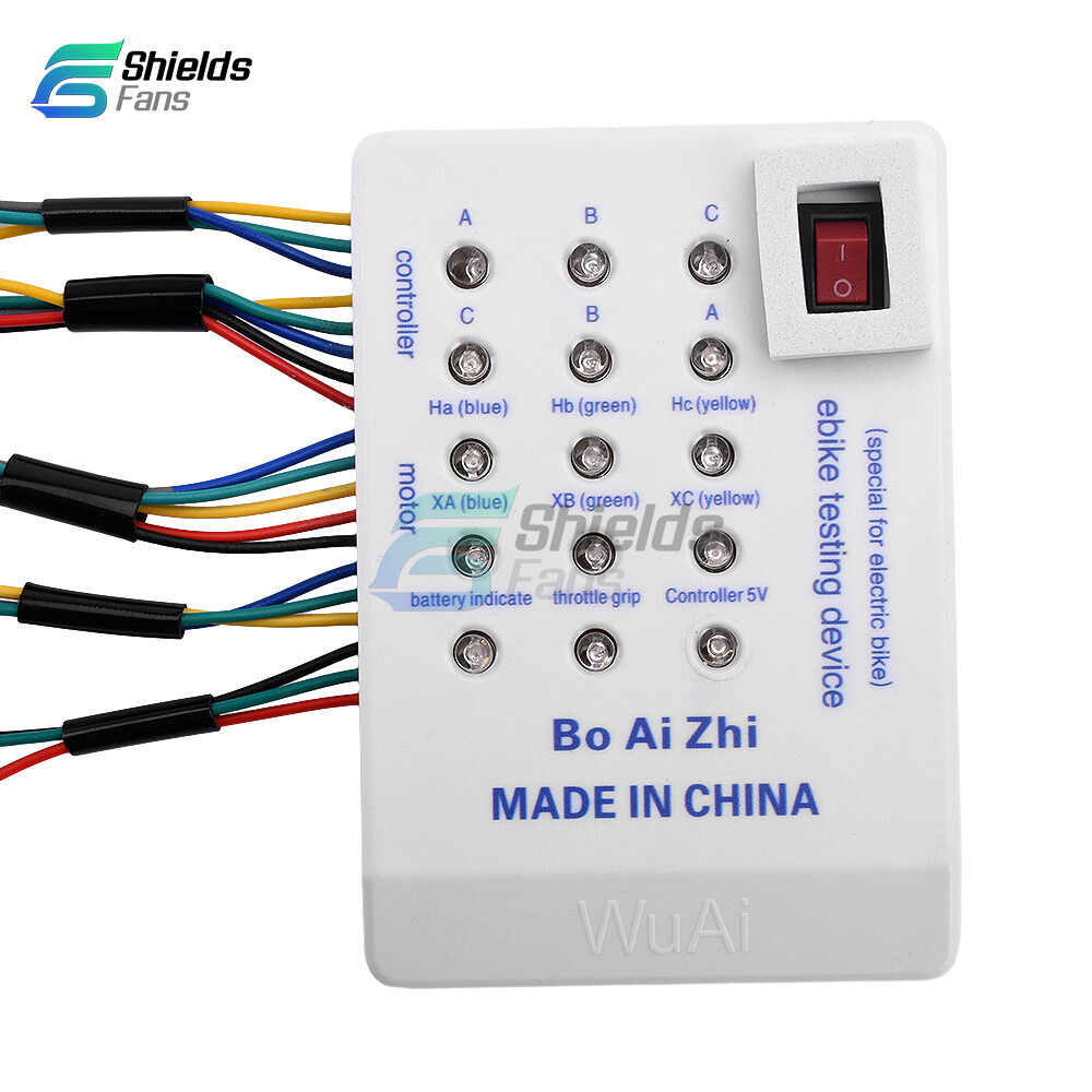 Brushless Motor Tester Ebike Testing Device Electric Hall Tester Detector 24-72V