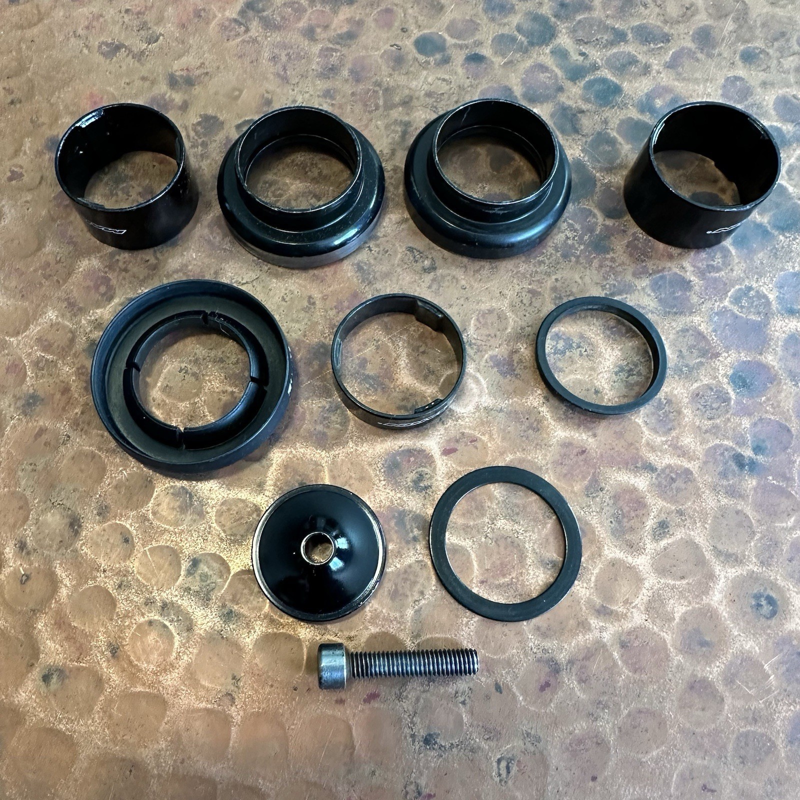 1 1/8 Marin Threadless Sealed Bearing Headset W/ Spacers Black Road Bike MTB