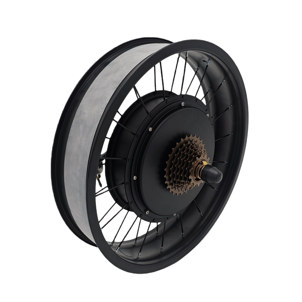 48V 60V 72V 5000W eBike Rear Motor Fat Wheel 175/190mm 20» 24» 26»x4.0 inch