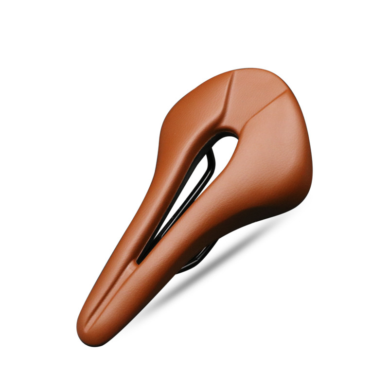 Breathable PU Leather Comfortable MTB Mountain Road Bike Bicycle Saddle Seat Gel
