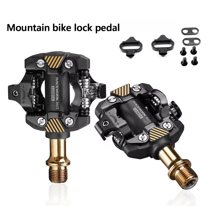 Pedal Self-locking Pedal Bike Lock Pedal with Locking Clip Racing Cycling Parts