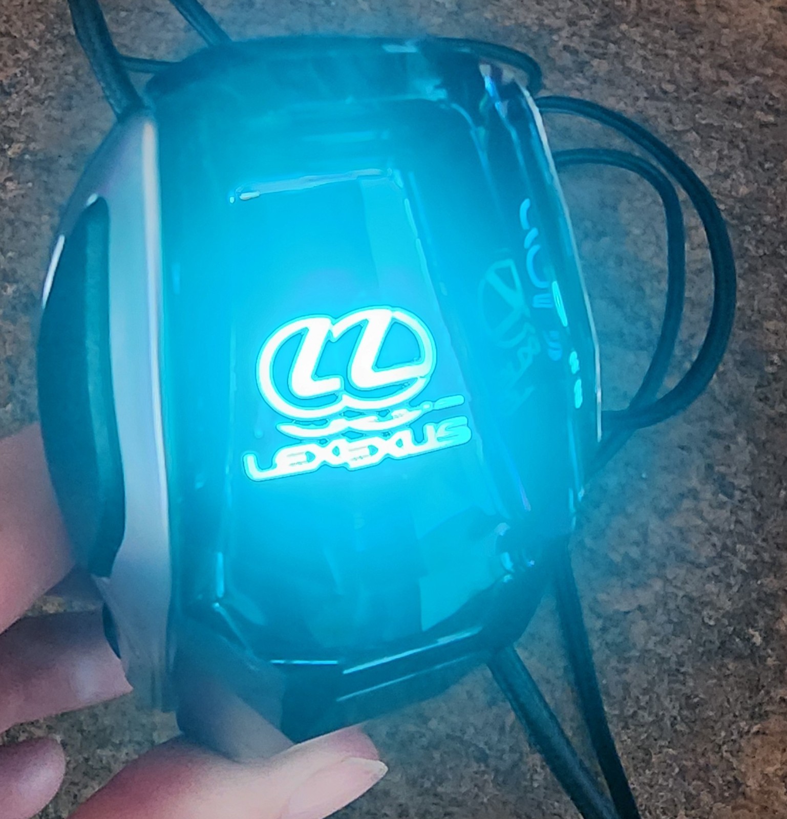 LEXUS Touch Activated Illuminated LED Crystal Gear Shift Knob
