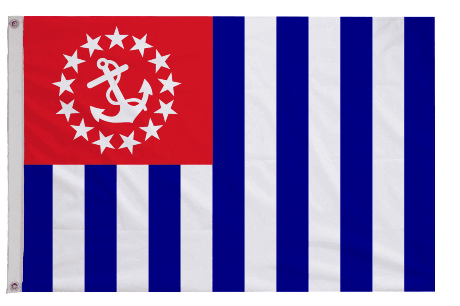 United States Power Squadron Ensign Flag with Eyelets – Handmade in the UK