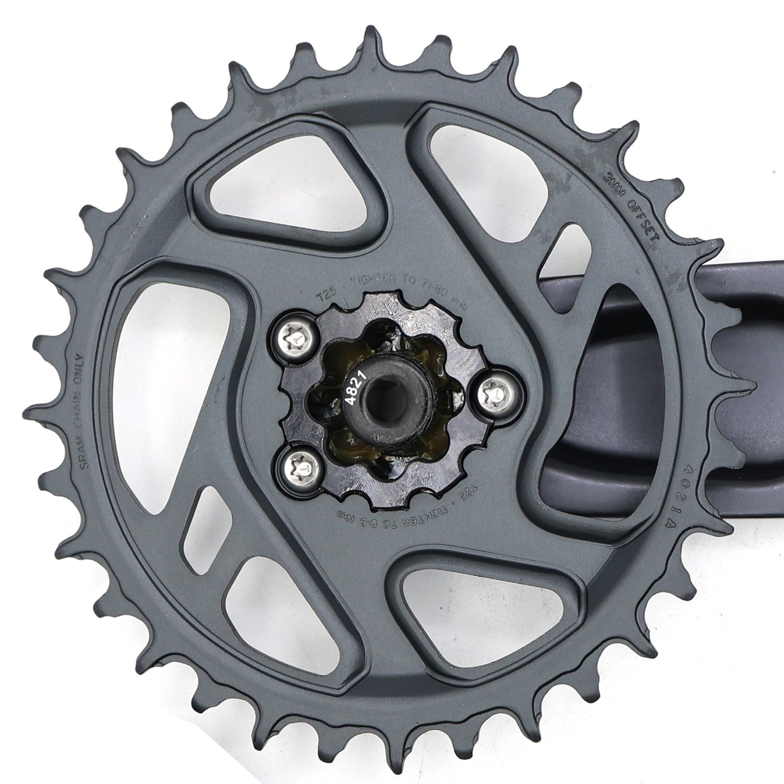 SRAM GX Eagle DUB Crankset 170mm 32T Super Boost Plus 157 Lunar