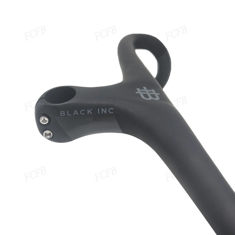 Road Bike Carbon Integrated Drop Bar with Stem Mount 28.6mm 380/400/420/440mm