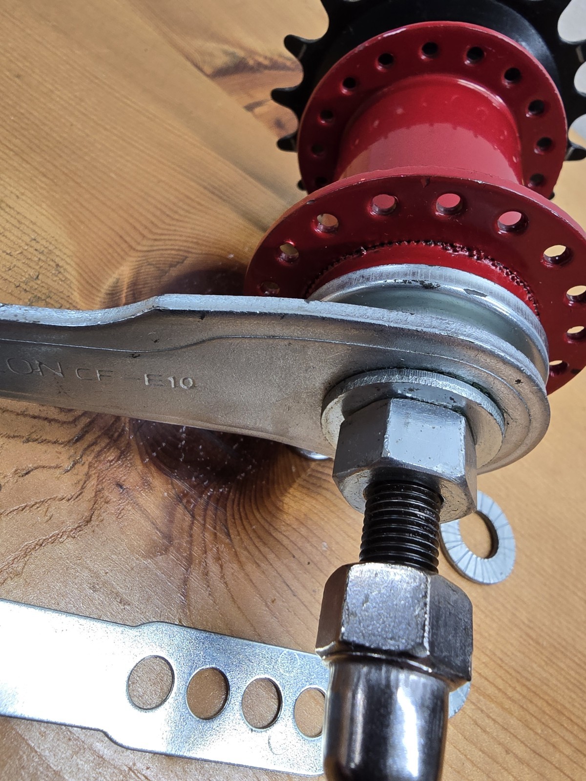 Vintage Falcon Rear SS Bike Hub RED 36H 18T Coaster Cruiser Schwinn 110mmKlunker