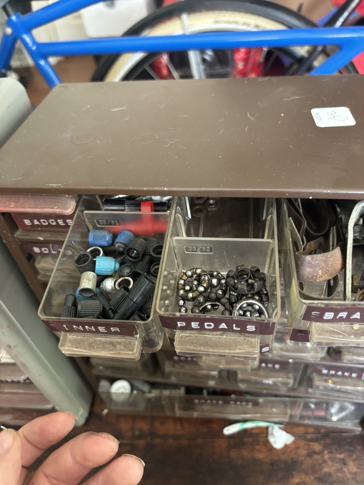 Vintage Bike Tinkerers Nut And Bolt Lot-Some Schwinn-Organizers Not Included