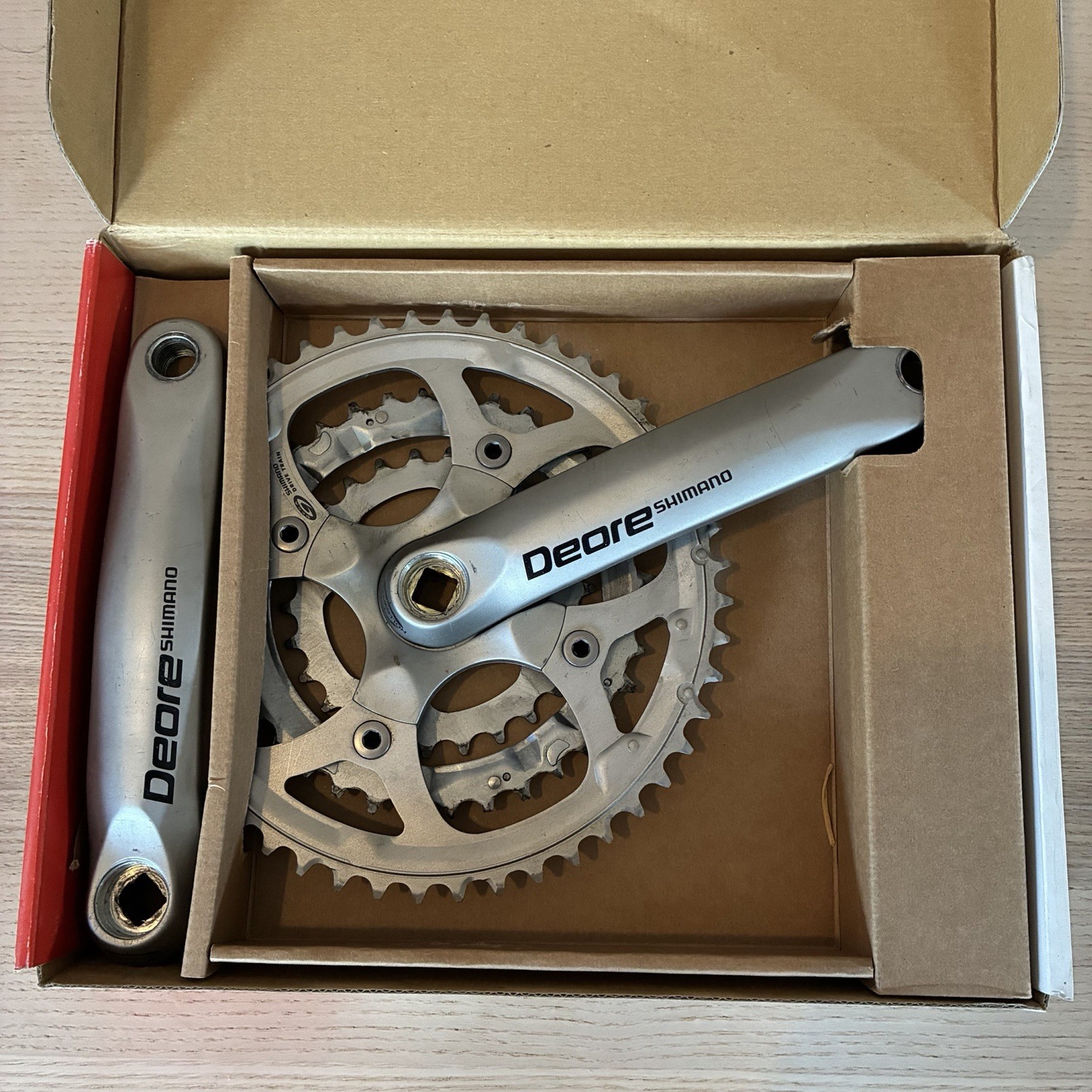 SHIMANO Deore FC-M510 triple crankset mountain bike mtb 170 Square Taper