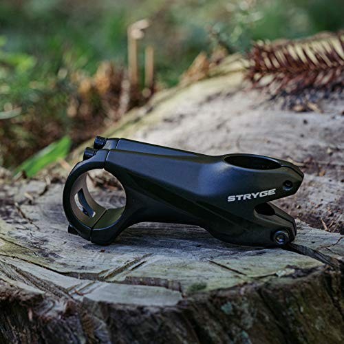 Stryge Bike Drop Stem -5 Degree Length, 35mm Bar Clamp, Mountain, 75mm Black