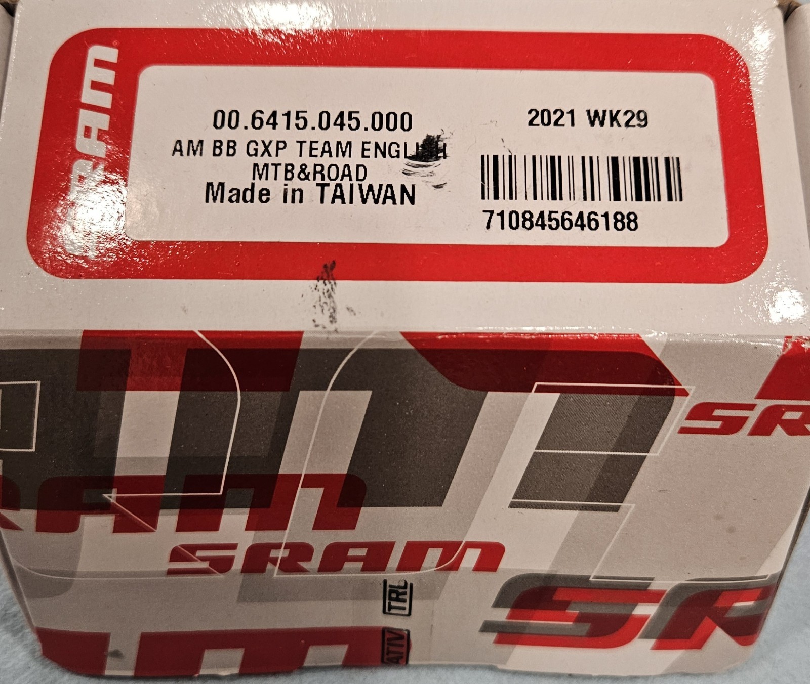 SRAM 00.6415.045.000 GXP English BSA 68mm MTB & Road Bottom Bracket – NEW