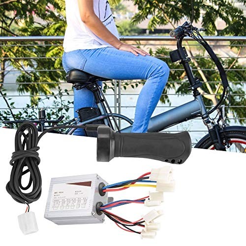 500W Motor Brushed Speed Controller & Throttle Grip for Electric Bicycle