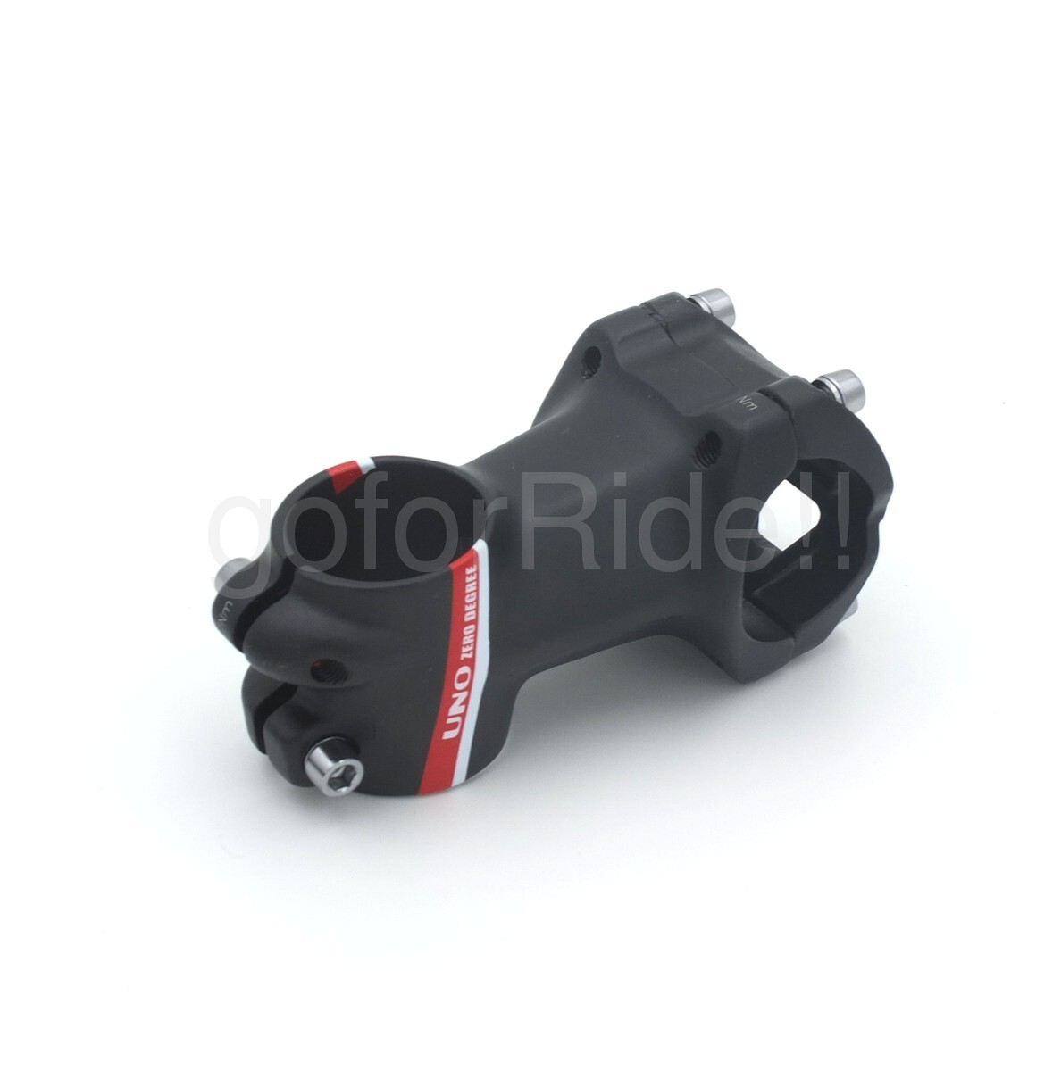 UNO 3D forged 6061 Alloy Short Stem bicycle Bike 31.8 x 65mm Black/Red