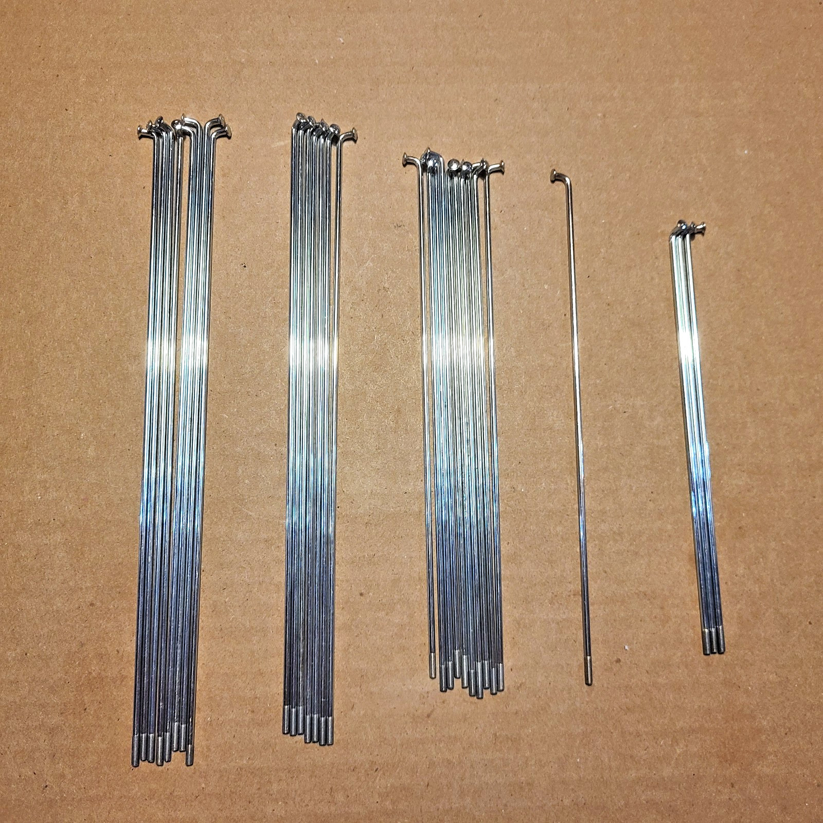 29pc Assorted 12G Heavy Duty Spokes Lot 2.5mm Silver E-Bike Hub Motor Repair Kit