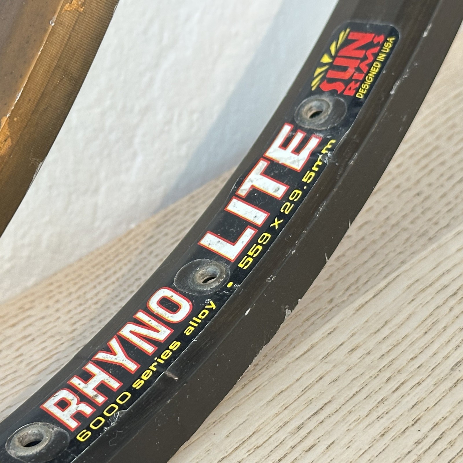 Pair Sun Rhyno Lite Rims 26″ ATB Mountain Bike 32H 559 x 29.5 Rim Brake *Read
