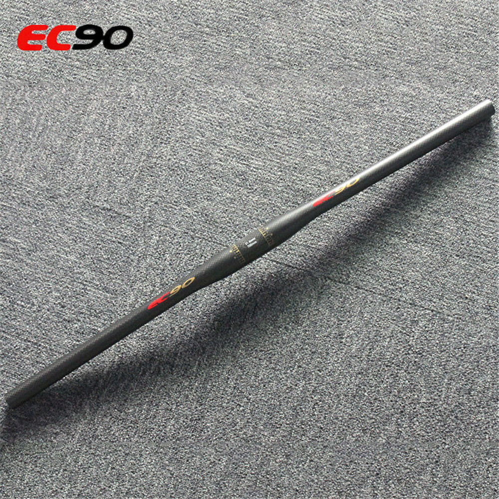 EC90 3K Full Carbon Fiber Mountain Bike Handlebar Flat/Riser Bar 31.8*600-760mm