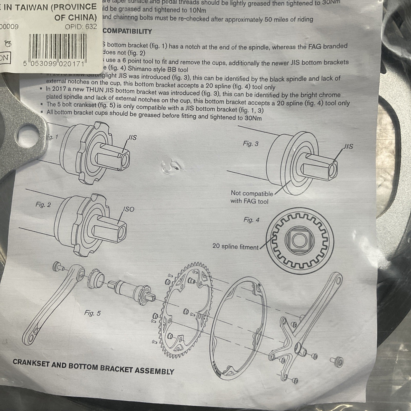 Brompton 50T Silver Chainring And Guard