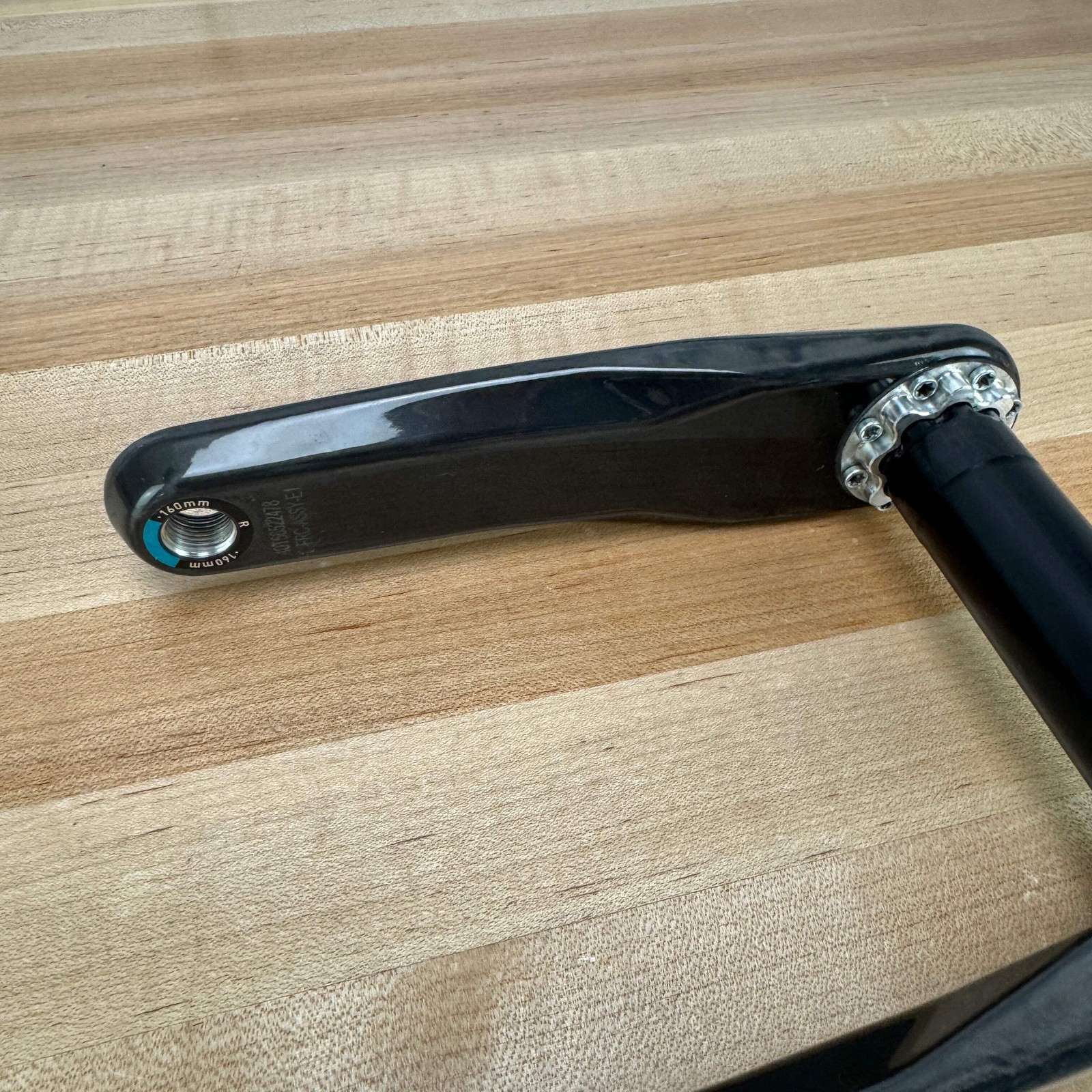 Low Mile! SRAM Force E1 160mm Carbon 8-Bolt Crankset Crank Arms DUB Spindle