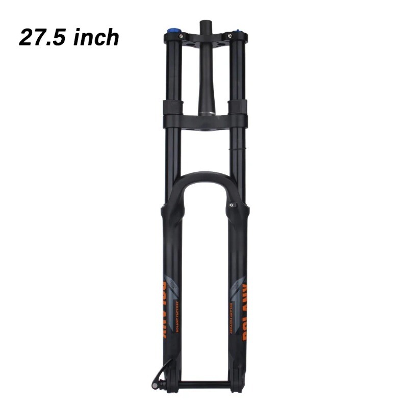 27.5 29in MTB Ebike Barrel Axle Air Pressure Suspension Fork Straight/Tapered