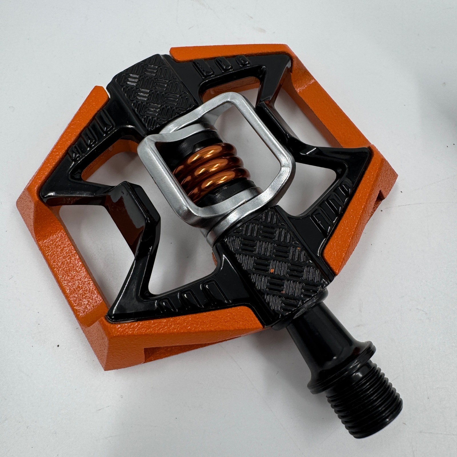Crankbrothers Mallet 2 Pedals Unisex OS Orange Black Clipless MTB Platform