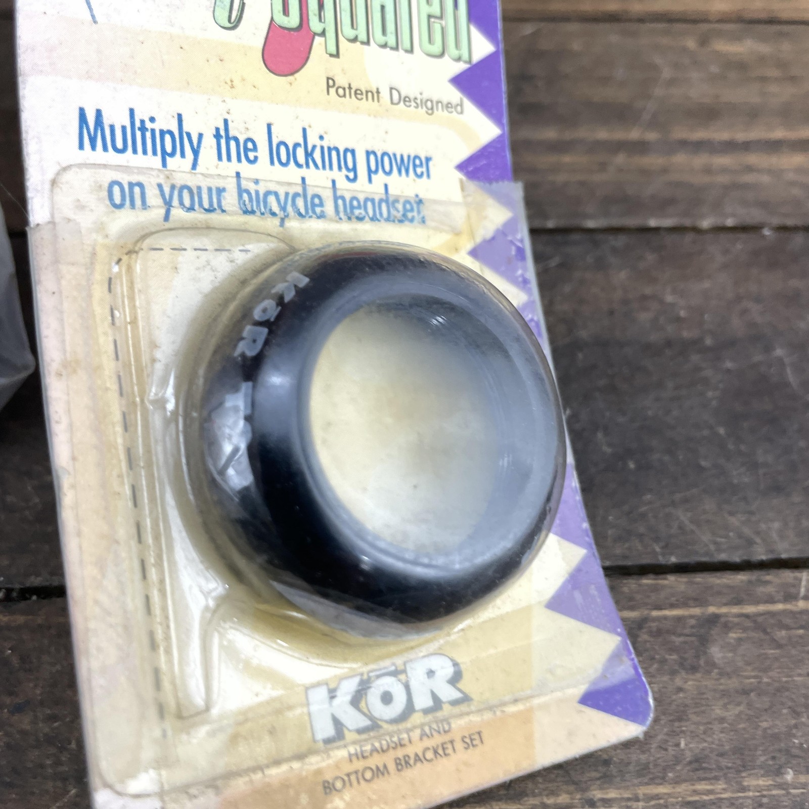 Vintage KOR T2 T-Squared 1 1/8″ Bicycle Headset Lock Threaded Set Lot MTB