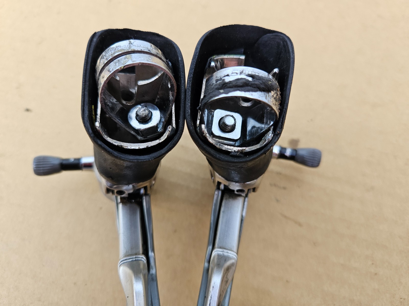 Vintage Shimano 600 Tricolor Road Bike STI Shifters Left Right Set ST-6400 Japan
