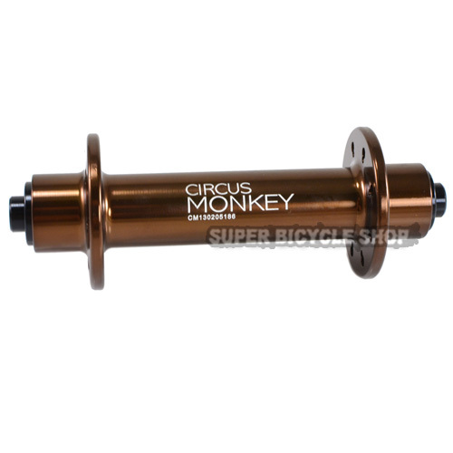 Circus Monkey HRW Road Front Hub,16 Hole, Brown