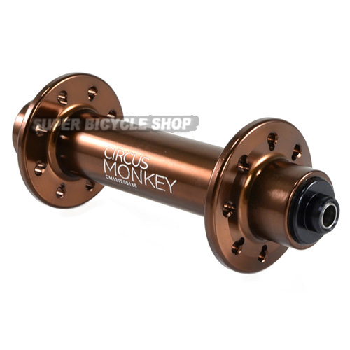 Circus Monkey HRW Road Front Hub,16 Hole, Brown
