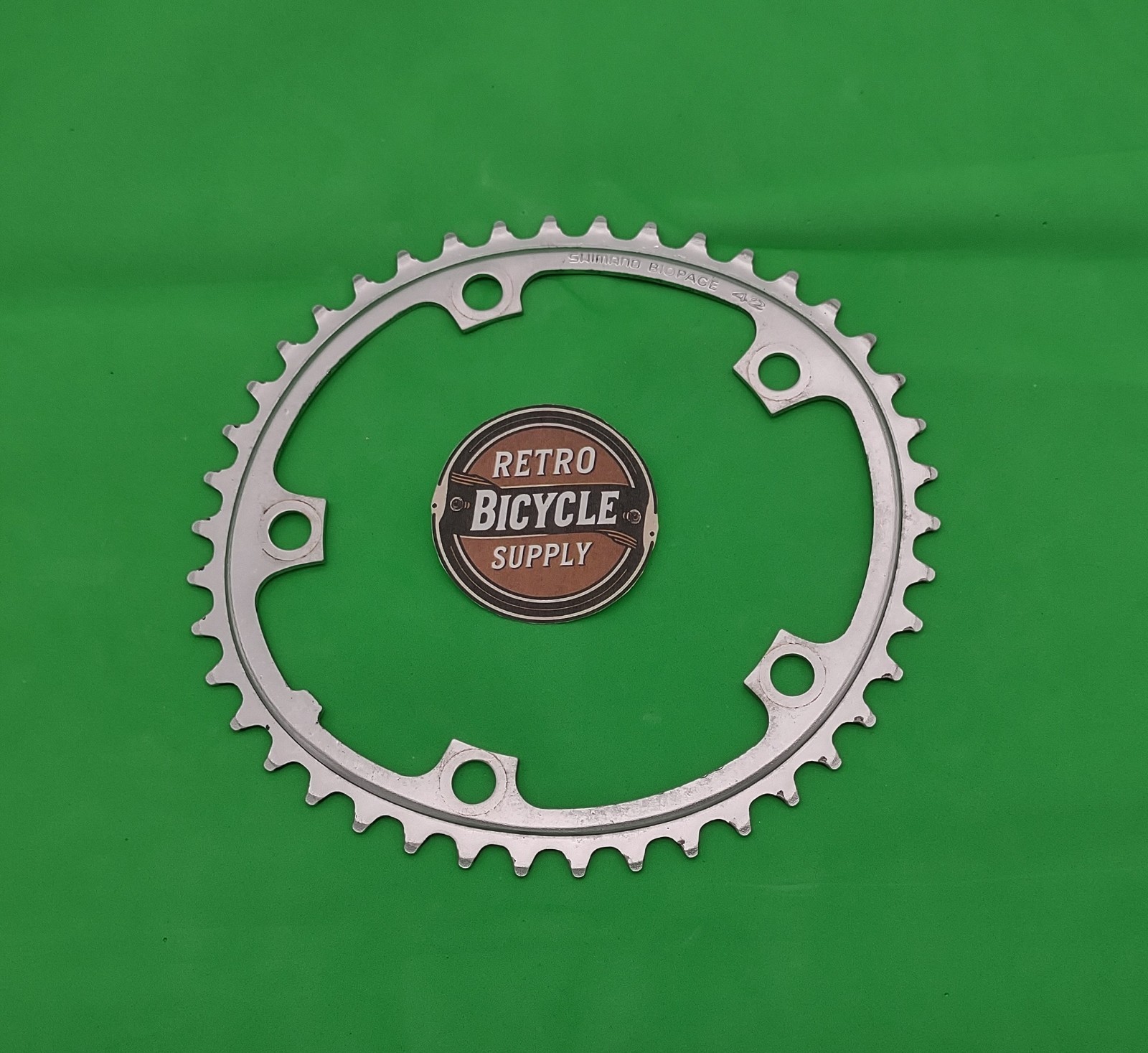 Shimano Bicycle Chainring Biopace 42t 130 mm Size Bike