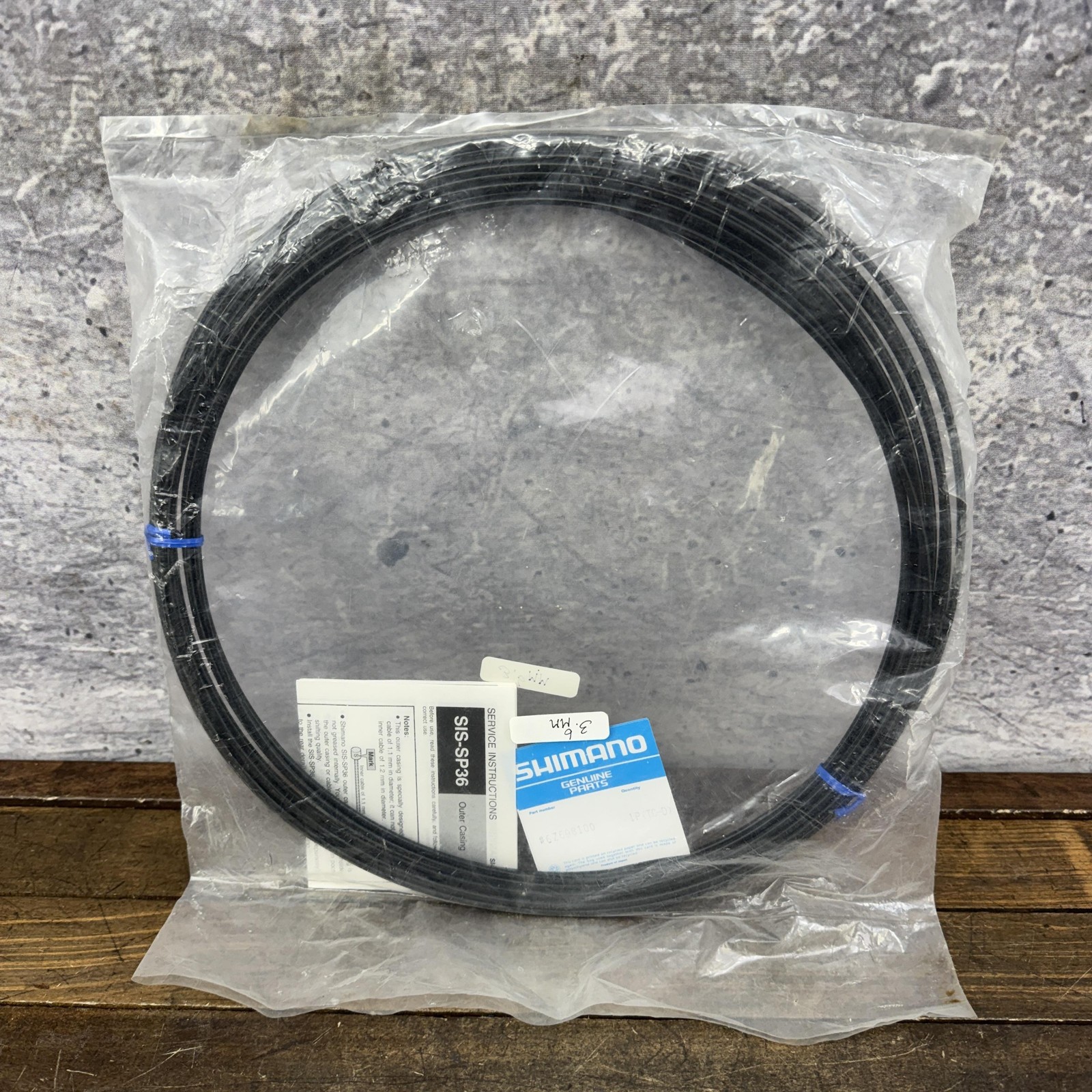 Shimano SIS-SP36 Derailleur Cable Housing 3.6mm Outer Casing Black Japan 1.1