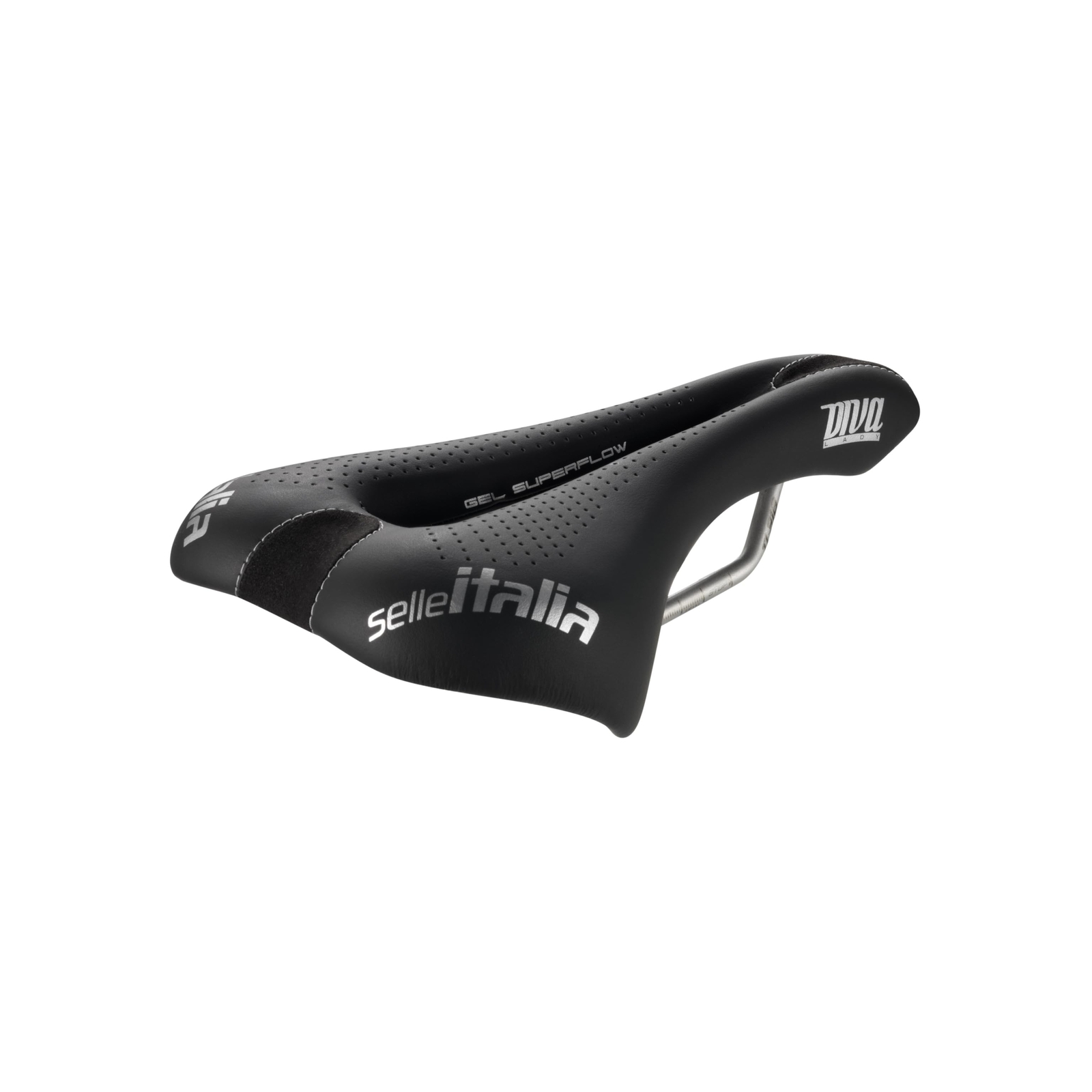 Selle Italia Diva Gel Superflow Black 270 x 152mm