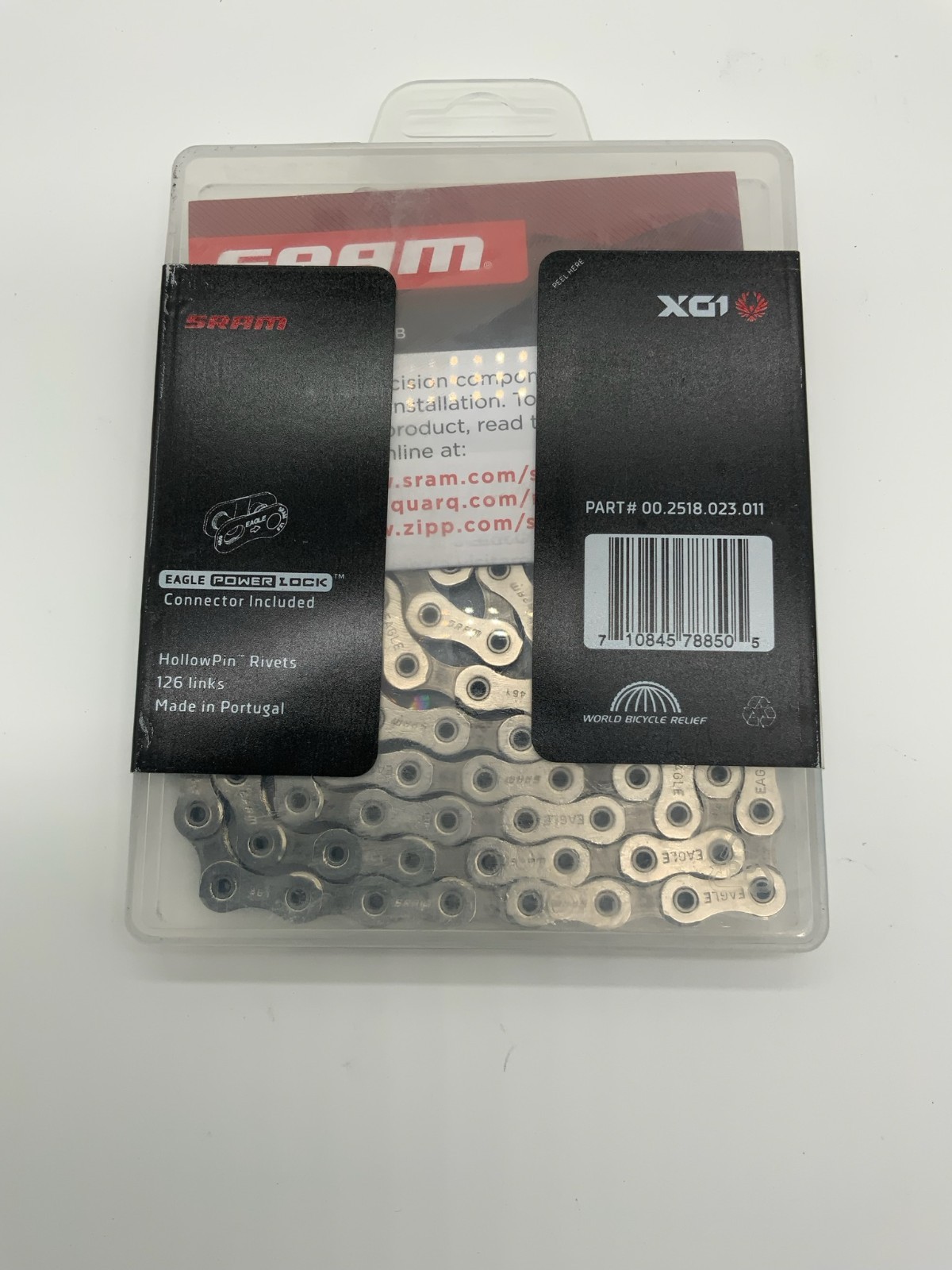 SRAM X01 Eagle Chain – 12-Speed, 126 Links, Silver