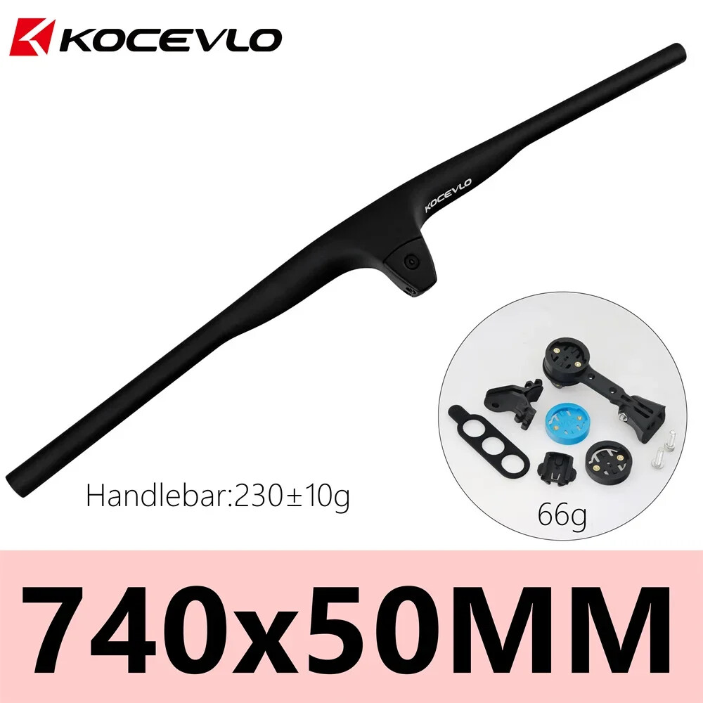 17° 50-90MM MTB Carbon Handlebar Efficient Integrated For MTB XC 740MM Riser Bar