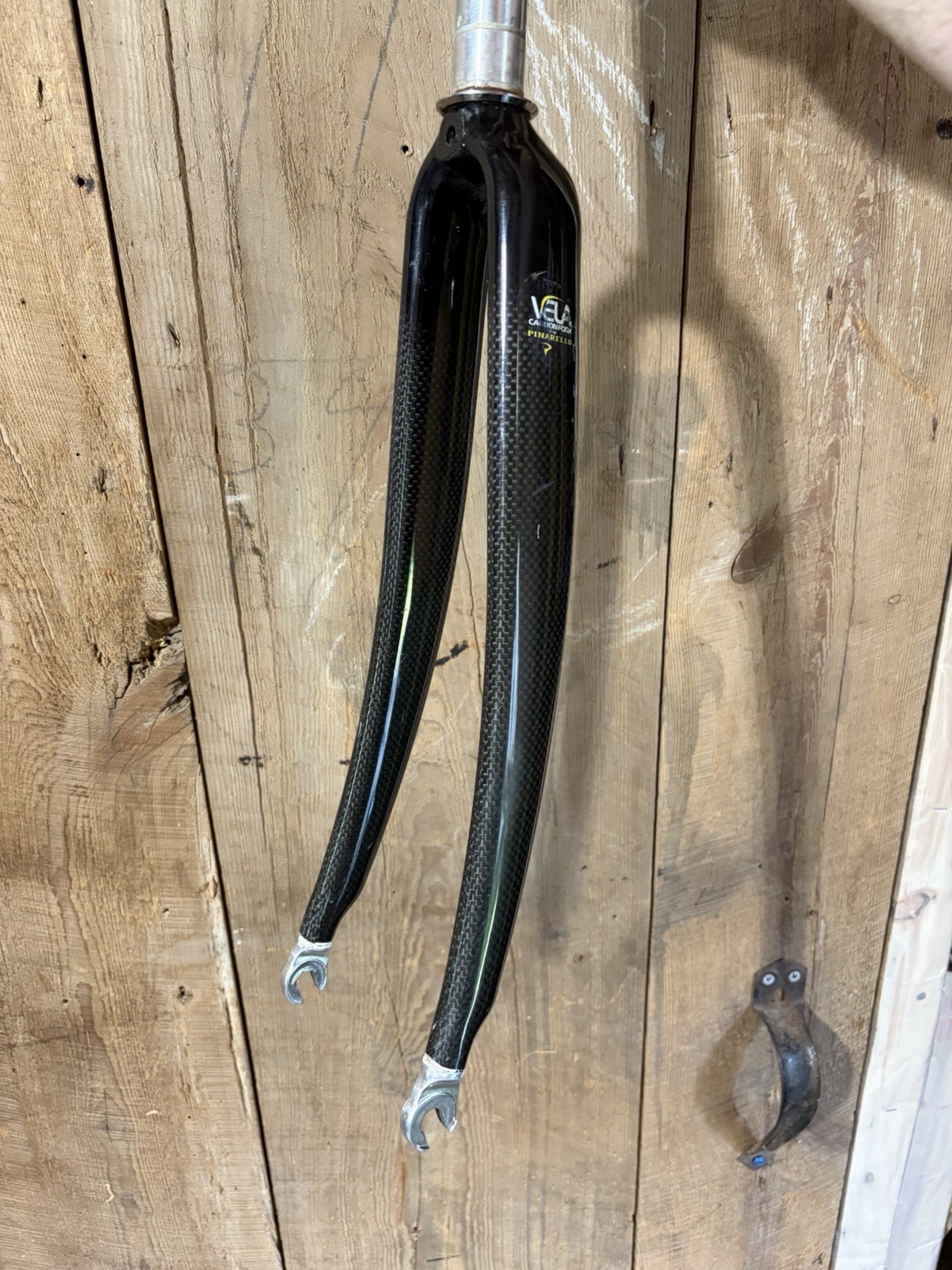 Pinarello VELA Carbon Fiber Rigid Road Bike Fork 700C 1in Threadless black
