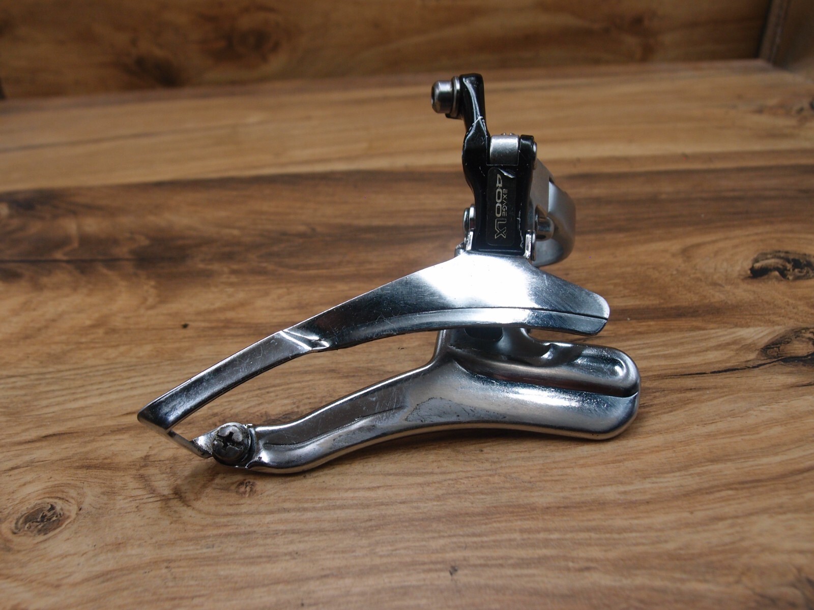 1990 MTB front derailleur Shimano Exage LX FD-M400 made in Japan 28.6 mm bottom