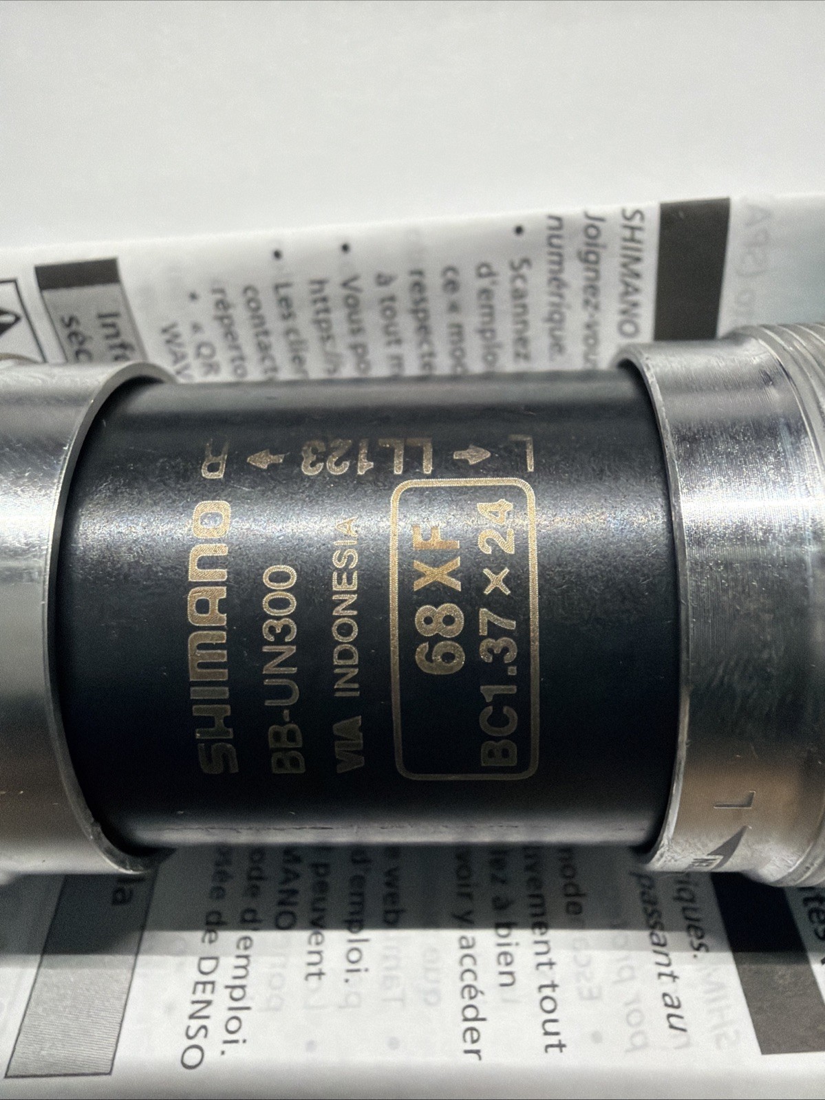 Shimano BB-UN300 bottom bracket British thread, 73 – 122.5 mm (LL123)