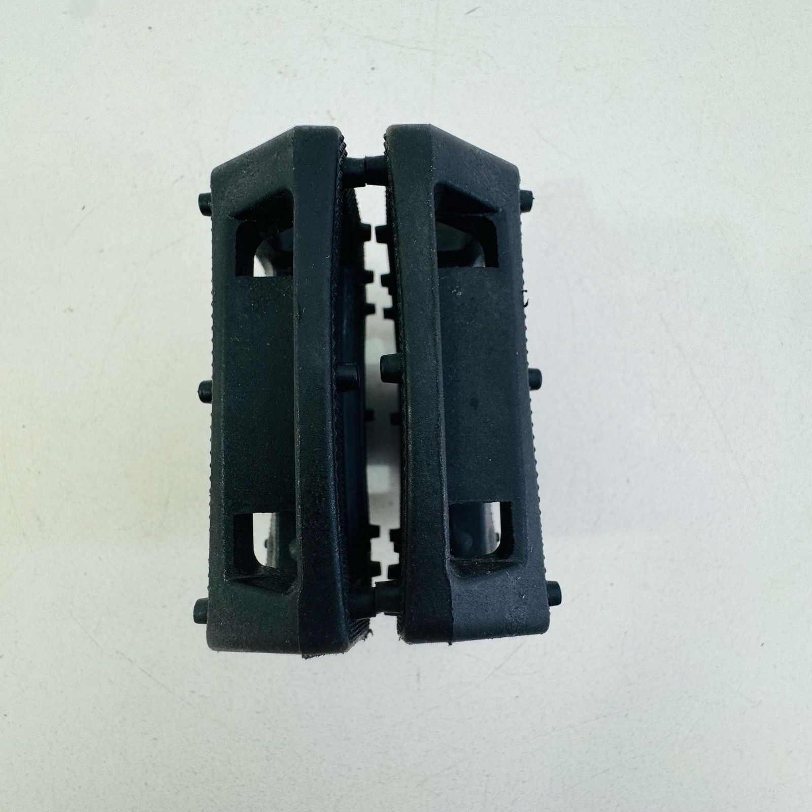 Vintage Fyxation Platform Bike Pedals 9/16″ Pair Black Plastic MTB BMX A56