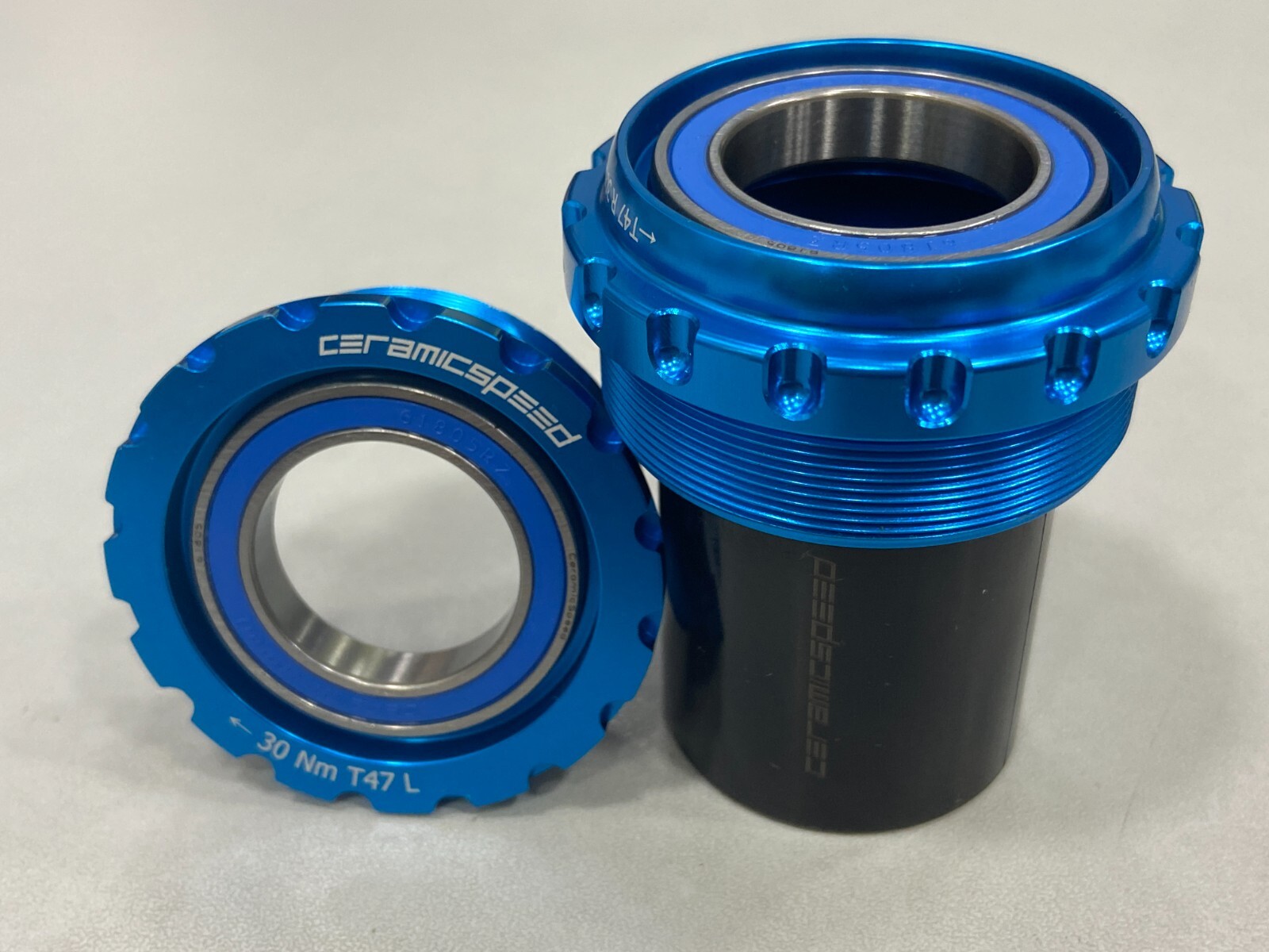 Ceramicspeed T47A (T47/77) Road Bottom Bracket For Shimano (Blue)