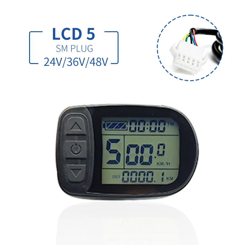Electric Bicycle Display 24V 36V 48V 72V SM/Waterproof for Ebike Conversion Kit