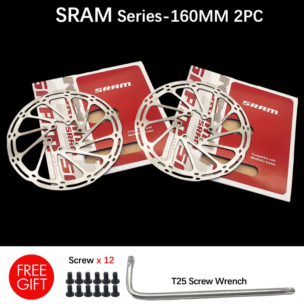 Bike Hydraulic Disc Brake Rotor 160 180 203mm with Bolts MTB Road Scooter