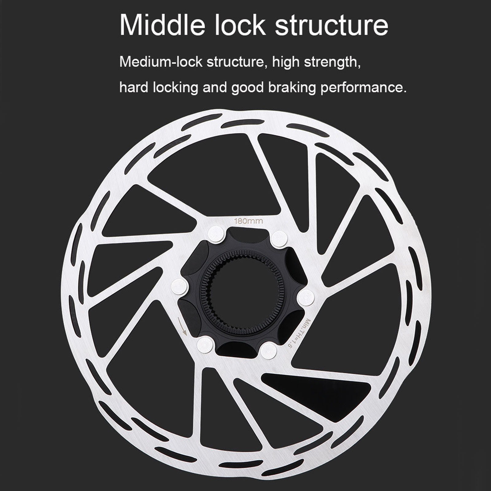 IIIPRO Bike Centerlock Rotor Road MTB Bicycle Disc Brake Rotor 140/160/180/203mm
