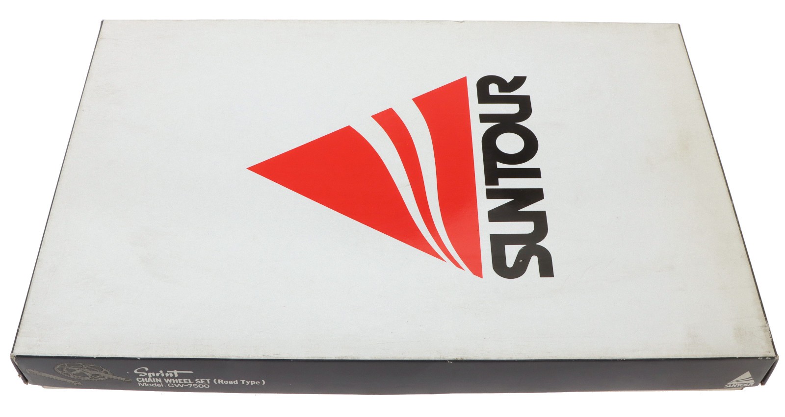 Sun Tour Sprint CW-7500 Road Cranks 7SPD 175mm 53/39 Silver NOS NEW